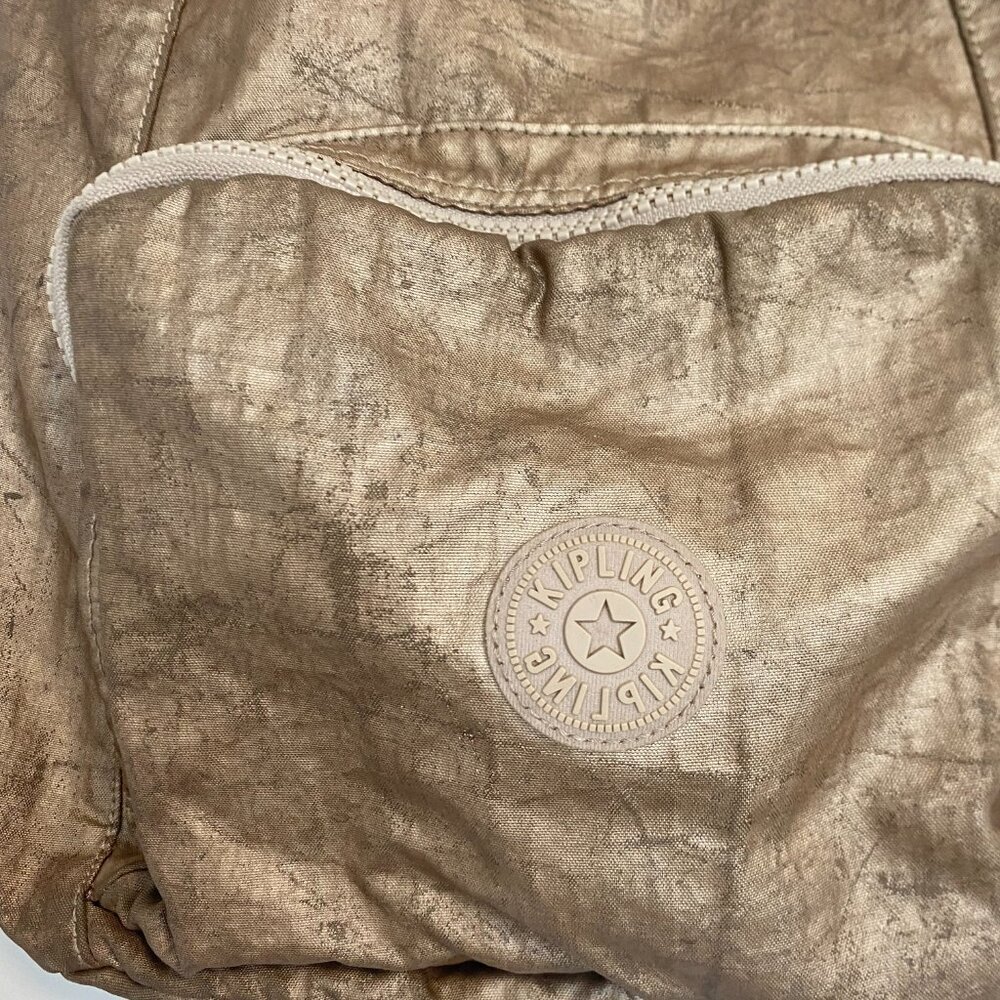 Kipling Gold Backpack - Picture 3 of 15